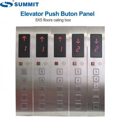 China SUMMIT Panel de botón de empuje del ascensor DC24V Servicio de bienes Panel de botón de empuje del ascensor en venta