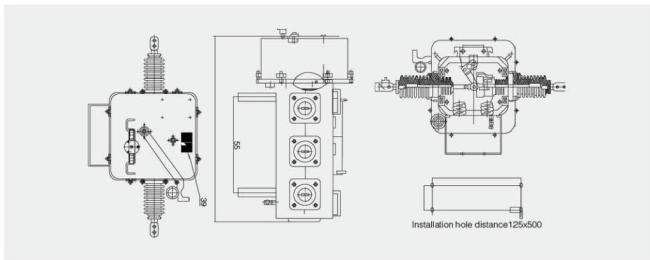 12kV Outdoor Pole-Mounted SF6 Circuit Breaker