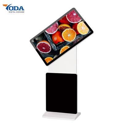 China Landscape Rotating Touch Screen Monitor Totem Advertising Tempered Glass Protection Screen for sale