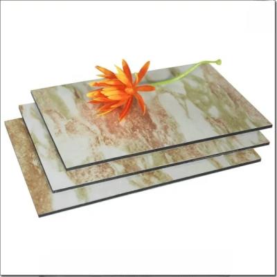 China Flexible 3mm Thickness Marble Aluminum Composite Panel Easy Installation for sale