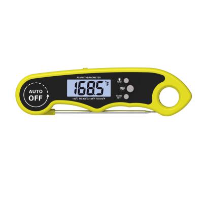China Roasting Grill Dual Probe Meat Thermometer Yellow for sale
