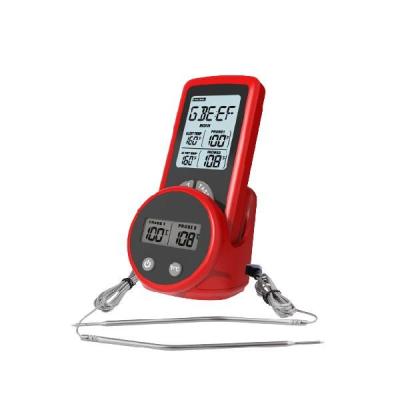 China 433mhz Wireless Bbq Thermometer With Dual Temperature Instrument Meat Probe for sale