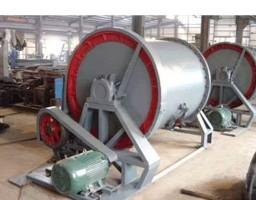 Ceramic ball mill industrial equipment showing cylinder and drive components