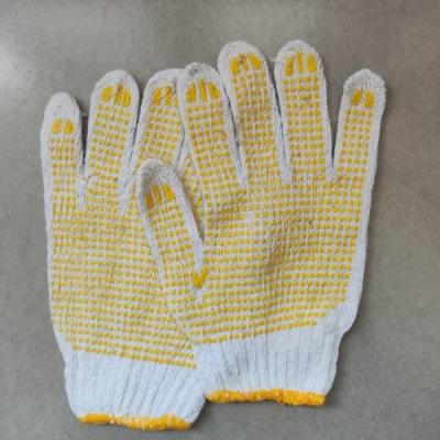 中国 600g 作業用綿の手袋 労働保護装置 男性用綿の手袋 販売のため