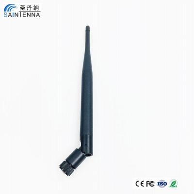 China Male Connector Omni WIFI Antenna , 2Km 5Dbi Dual Band Wifi Antenna for sale