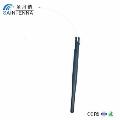 China 2.4G 2.5G single band wifi rubber antenna black for sale