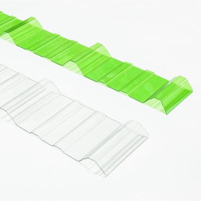 China Apartment Roofing Polycarbonate Corrugated Sheet Virgin Material for sale