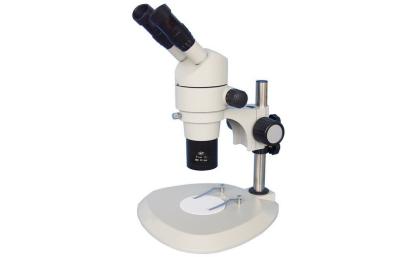 China Microscopios ópticos con zoom estéreo paralelo de 8x a 50x y cabeza trincular en venta