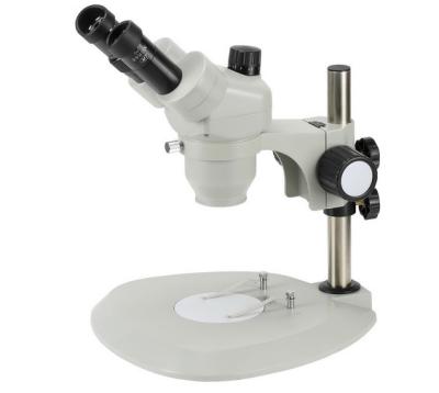 China Distancia de funcionamiento estérea binocular del microscopio 110m m del enfoque con la ampliación 7X - 40X en venta