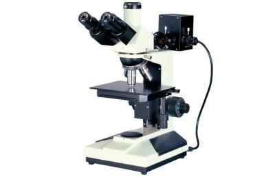 China Microscópio metalúrgico ereto, fotomicroscópio refletido da iluminação vertical à venda