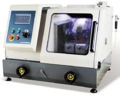 China Automatic Metallographic Cutting Machine 2100rpm AC-80 AC-100 Recycle Water Cooling for sale