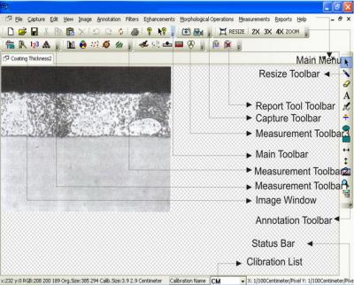 China Metallographic Image Analysis Software MetaVision For Metallurgical Microscopes for sale