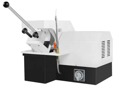 China Cut Diameter 50mm Easy Operation Manual Metallographic Cutting Machine for Lab Using for sale