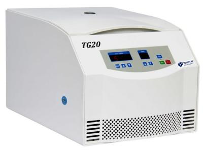 China Over Temperature Protection TG20 High Speed Centrifuge Microprocessor Control for sale