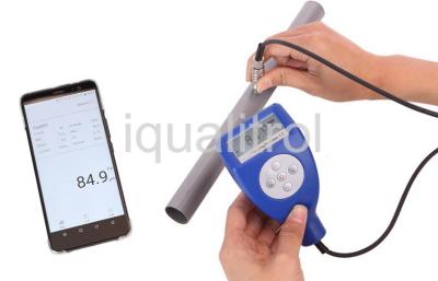 China Film Zinc Plating Thickness Gauge , LCD Display Digital Coating Thickness Gauge for sale