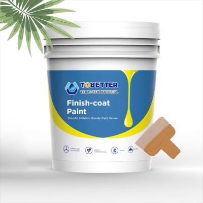 China Smooth Colored  Finish Coat Paint Same As Dulux Exterior Wall Coating for sale
