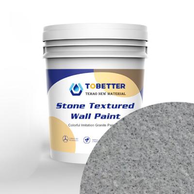 China Decorative Outdoor Stone Paint Exterior Replace Natural Lacquer Acrylic Resin 5l for sale