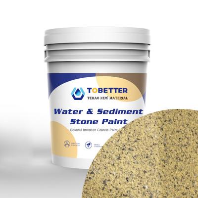 China Protective Wall Coating Paint Interior Imitation Stone Paint Exterior Concrete Wall Paint for sale