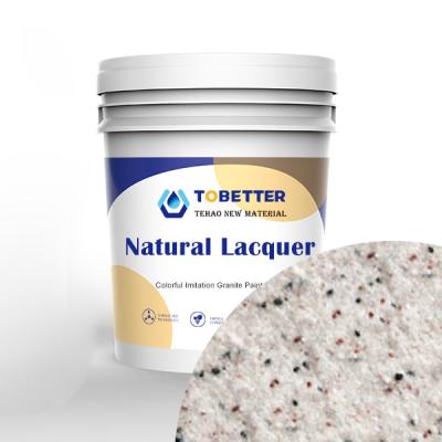 China Pintura a base de agua Texturas Pintura de piedra natural Superficie de hormigón Dulux Solvente químico imitativo en venta