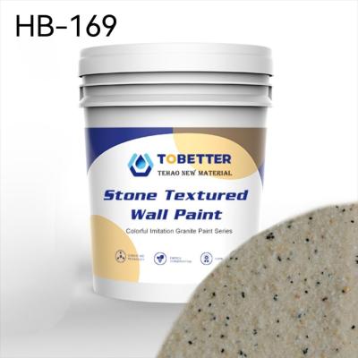 China HB-169 Decorative Outdoor Stone Paint Exterior Replace Natural Lacquer Acrylic Resin for sale