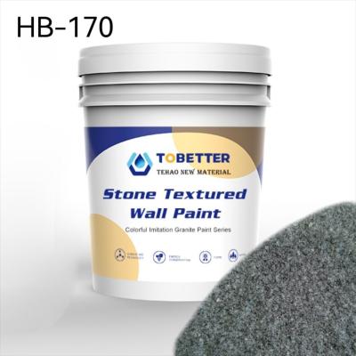 Chine HB-170 Exterior Real Stone Paint Waterproof Nippon Paint Replace Natural Lacquer à vendre
