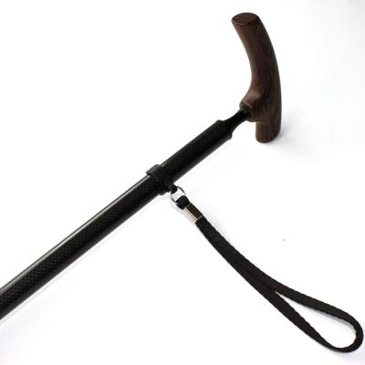 China Carbon Fibre Folding Walking Stick Blind Cane For Old People for sale