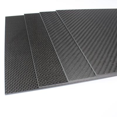 Chine Feuille de CFRP en fibre de carbone brillante noire 3 mm 200 x 300 mm à vendre