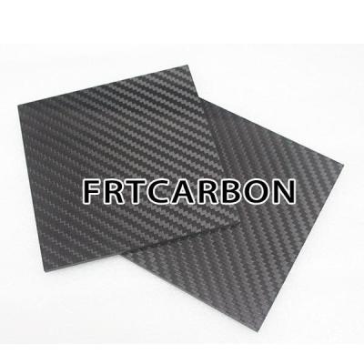 China 200*300mm Glossy Twill 3K Carbon Fiber Reinforced Composited Sheet for RC Quadcopter Motors for sale