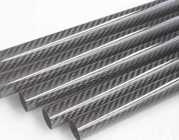 Quality 3K Plain Matte Or Glossy Carbon Fiber Pipe 26mm 27mm 28mm 29mm 30mm 3 4 Inch  3 Inch for sale