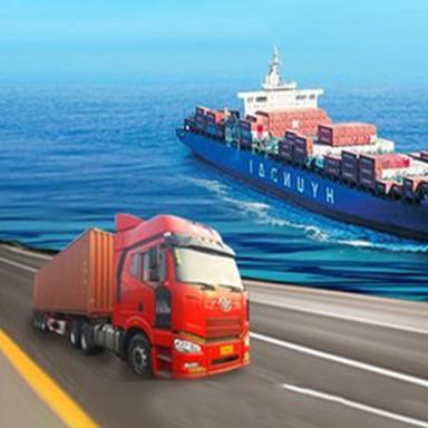 China Serviços convenientes Logística marítima Terrestre Transporte intermodal à venda