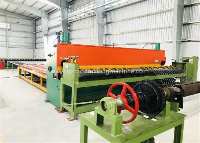 China Hexagonal Wire Mesh Machine 4300mm Working Width With Touch Screen PLC Control for sale