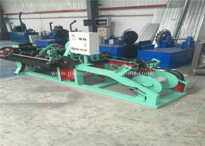 China Twisted Barbed Wire Making Machine Horizontal Design With PVC Coated Wire Materials for sale