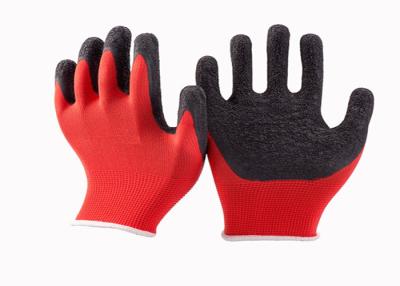 China Multi Purpose Crinkle Palm Coated Work Gloves 10 Gauge XS - XXL Size for sale
