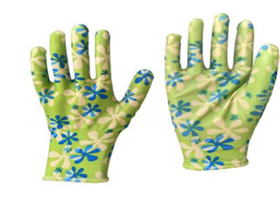 China Petro Chemical Garden Work Gloves , Oil Proof Nitrile Garden Gloves for sale