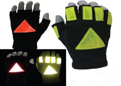 China Breathable Traffic Safety Gloves S - XXL Size Nylon And Spandex Material for sale