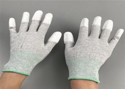 China 13 Gauge Seamless Anti Static Gloves Knitted Carbon Fiber Material for sale