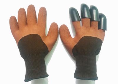 China Plastic Garden Genie Gloves , S - XXL Ladies Garden Gloves With Claws for sale