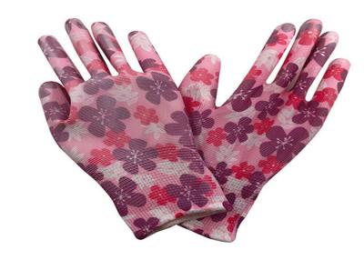 China Wear Resistant Garden Work Gloves , Floral Womens Gardening Gloves for sale