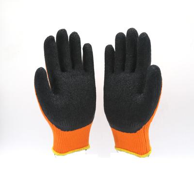 China Safety Grip Latex Coated Gloves Customized Logo Anti Cold With OEM / ODM for sale