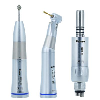China Contra Angle Metal Dental Slow Speed Handpiece Blue Color E Type Connection for sale