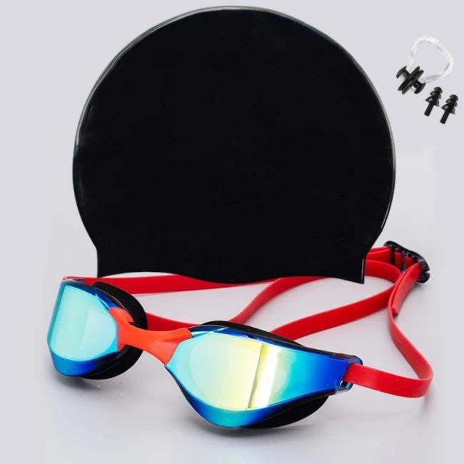 Swimming goggles in aquatic environment