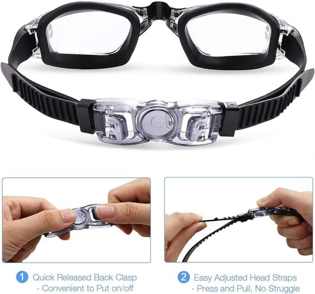 Swimming goggles final product