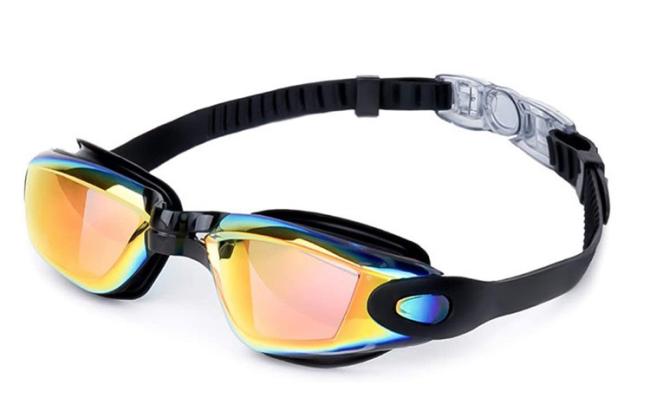 Orange goggles detailed view
