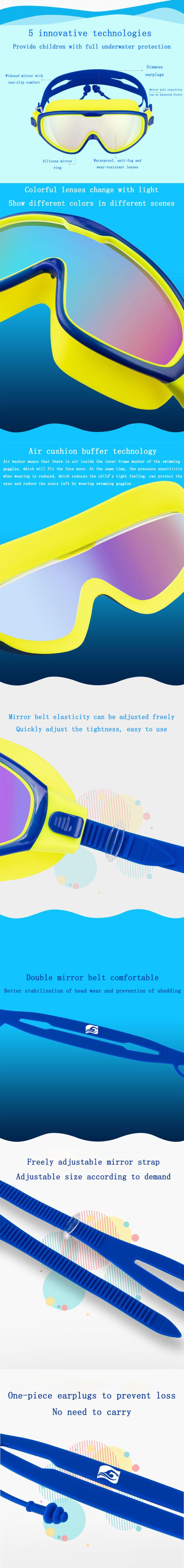 Swim goggles packaging