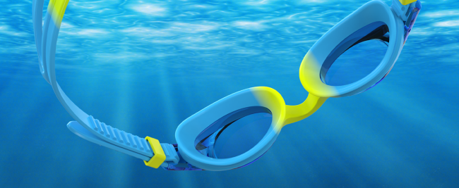 Goggles strap detail