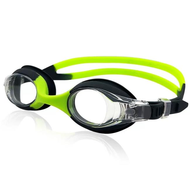 Swimming goggles in use