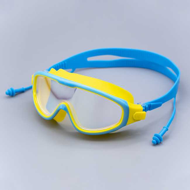 Swimming goggles technical drawing