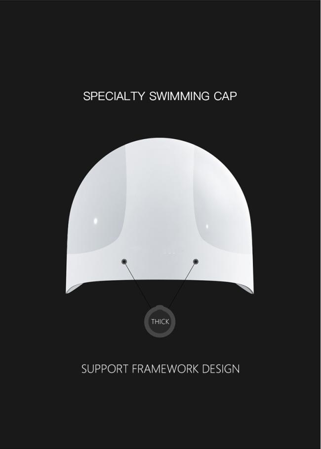 Swimming cap detail close-up