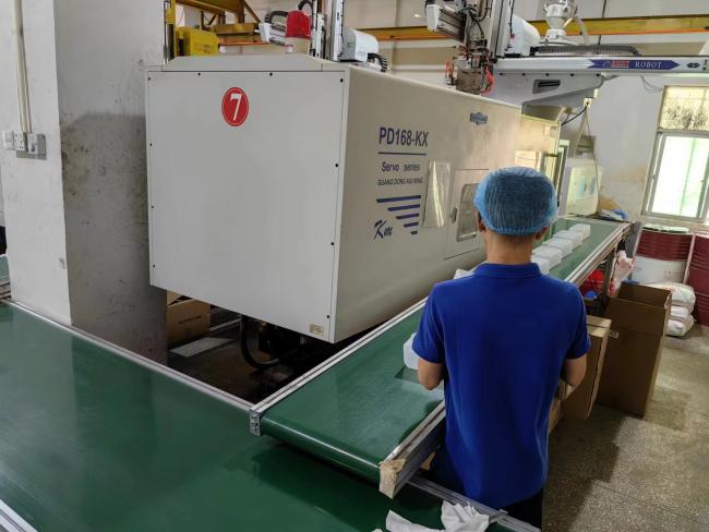 Swimming cap manufacturing facility