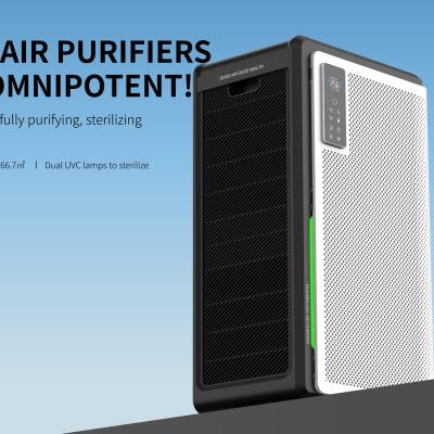 China Homefish 2.8L Commercial Wall Mounted UV Air Purifier 1400m3/H for sale
